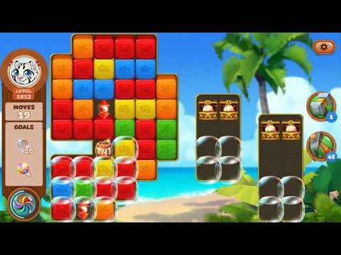 Lost Island Blast Adventure Level 1812 NO BOOSTERS - A S GAMING