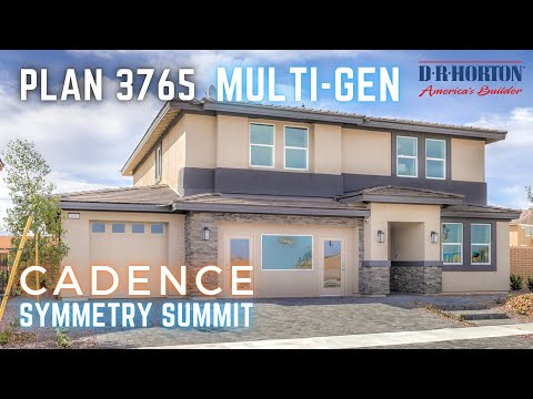3,765 SQFT. Multi-Gen Home for Sale at Symmetry Summit by DR Horton in Cadence, Henderson NV, 6 Beds