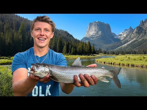 Overnight Camping in the Wyoming Backcountry - Catch and Cook