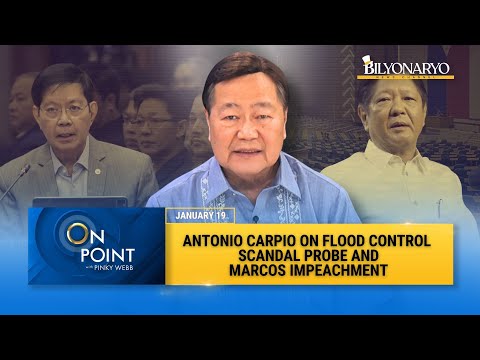 On Point: Antonio Carpio on Flood Control Scandal Probe & Marcos Impeachment