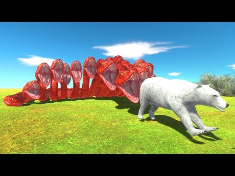 Escape units from wild Titanoboa - Animal Revolt Battle Simulator