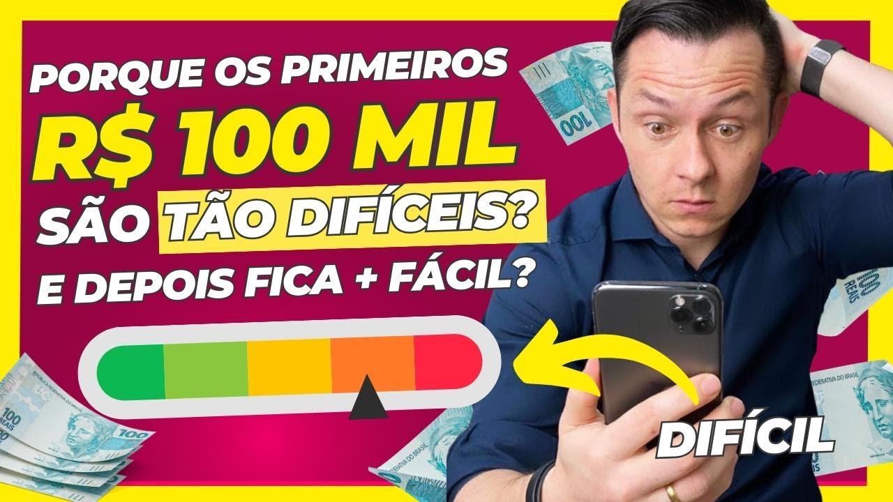 POR QUE OS PRIMEIROS 100 MIL REAIS SÃO TÃO DIFÍCEIS? E depois fica MAIS FÁCIL?