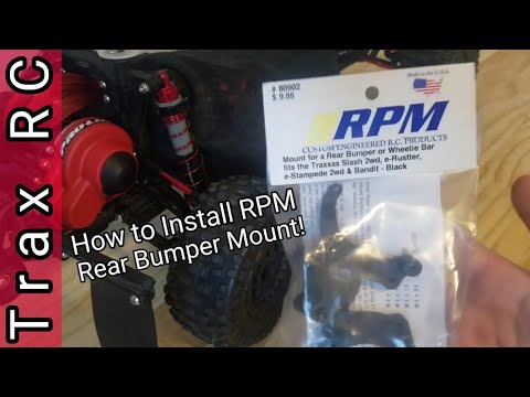 How to Install RPM Rear Bumper Mount for 2wd Traxxas Vehicles
