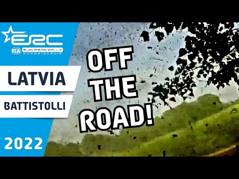 Alberto Battistolli Rally CRASH - Stage 3 : ERC Tet Rally Liepāja 2022