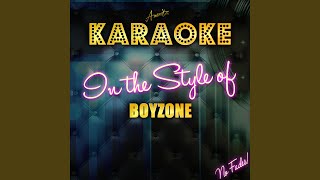 Strong Enough (In the Style of Boyzone) (Karaoke Version)