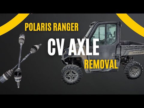 How To Remove a Front CV Axle from a Polaris Ranger