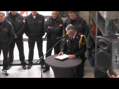 ***PRIMEUR*** Overdracht nieuwe brandweerkazerne en -auto voor korps Anjum
