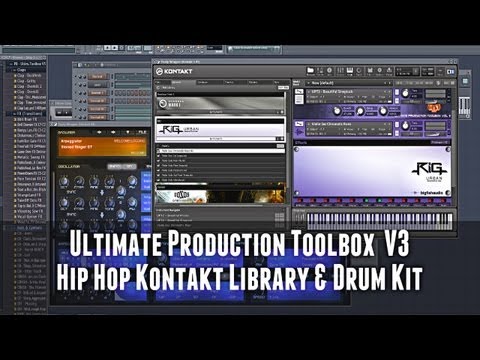 Ultimate Production Toolbox Vol.3 - Kontakt 5 Hip Hop-/Urban Library