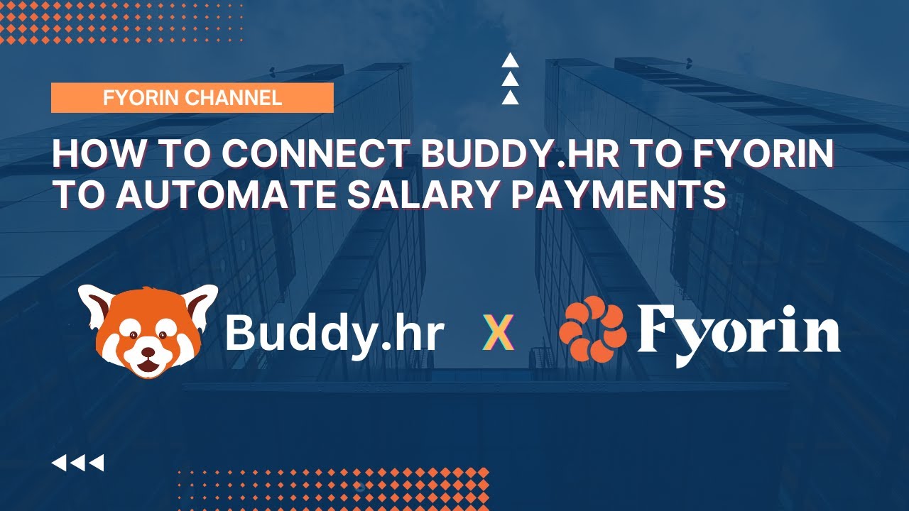How to connect buddy.hr to Fyorin to automate salary payments