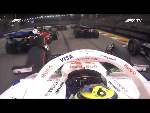 Isack Hadjar | Racing Bulls | Onboard Start | F1 2025 Singapore