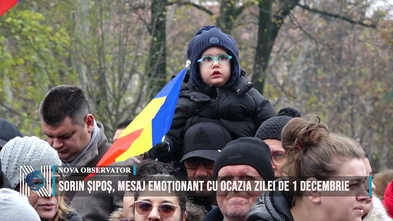 Sorin Șipoș, mesaj emoționant cu ocazia zilei de 1 Decembrie