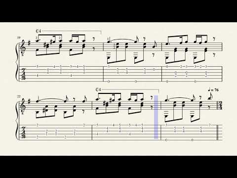 Lamentos del viejo gaucho - Iparraguirre, Pedro Antonio (1879 - 1931) - Tablature