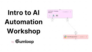 AI Automation/Gumloop Live Workshop #1