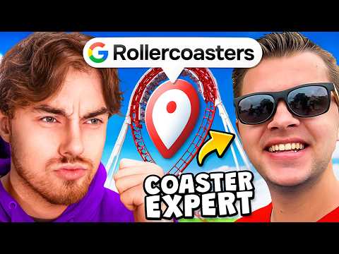 Can I Beat a Rollercoaster EXPERT at Theme Park Maps