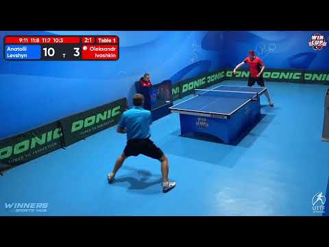 14:30 Anatolii Levshyn 3-1 Oleksandr Ivashkin West 3 WIN CUP 26.11.2022 | TABLE TENNIS WINCUP