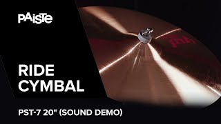 Video thumbnail for PAISTE PST-7 Ride 20" played by Noah Fürbringer (SOUND DEMO) by GEWA Drums