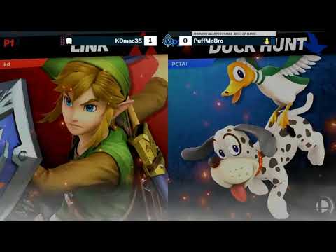 PURE Smash 20 Winners Quarter Finals - KDmac35 (Link) vs PuffMeBro (Duck Hunt)