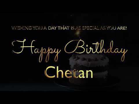 Happy Birthday Chetan
