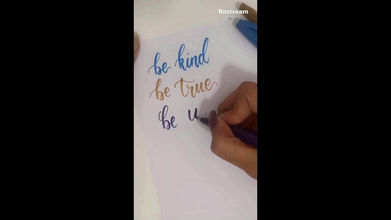 Motivational Quote in Beautiful Calligraphy Handwriting