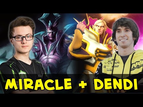 Miracle and Dendi in one team — Terrorblade + Invoker