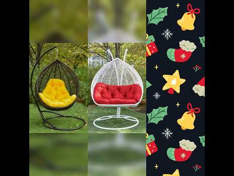 Подобаються всім! Найкращі крісла кокони для всієї родини.#shorts  #kokon #sad #rotang #dekor #mebel