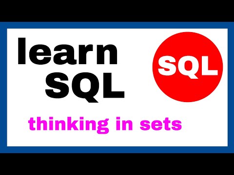 SQL Thinking In Sets