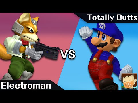 Untitled #5 - Electroman (Fox) vs TotallyButts (Mario) - Melee Winners R2