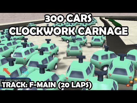 Re-Volt - 300 Cars Clockwork Carnage Race Track: F-Main (20 Laps)