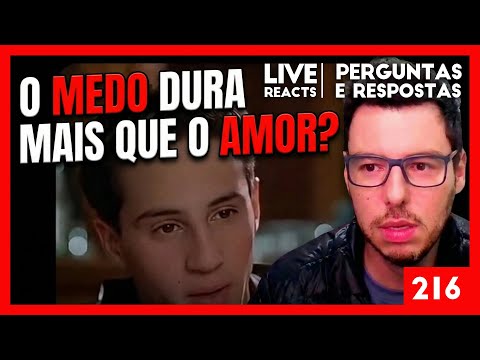 LIVE REACTS PERGUNTAS E RESPOSTAS 216 JOÃO MOYSES CASTRO