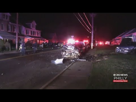 2 People Injured After High-Speed Chase Ends In Multi-Car Crash In Allentown