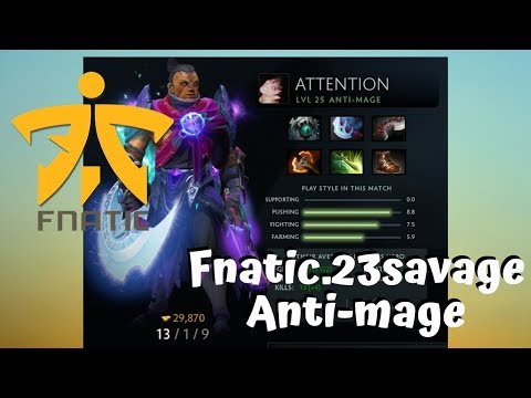 Fnatic.23savage vs TNC.Armel | Anti-mage - Full Game