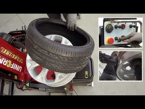 CORGHI - UNIFORMITY Mounting/demounting of a RFT tire by the German WDK Procedure - HOW TO USE