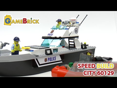 LEGO speed build review 60129 police boat