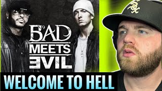 THIS IS ONLY THE INTRO?! | Bad Meets Evil | Eminem &amp; Royce Da 5’9- Welcome 2 Hell (Reaction)