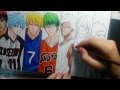 Speed Drawing - Kiseki no Sedai (Kuroko no ...