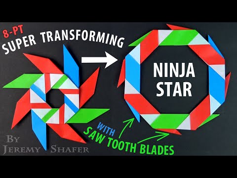 Super Transforming Ninja Star w/ Saw Tooth Blades!