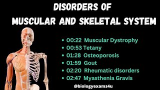 Disorders of Muscular and Skeletal System | Human Physiology