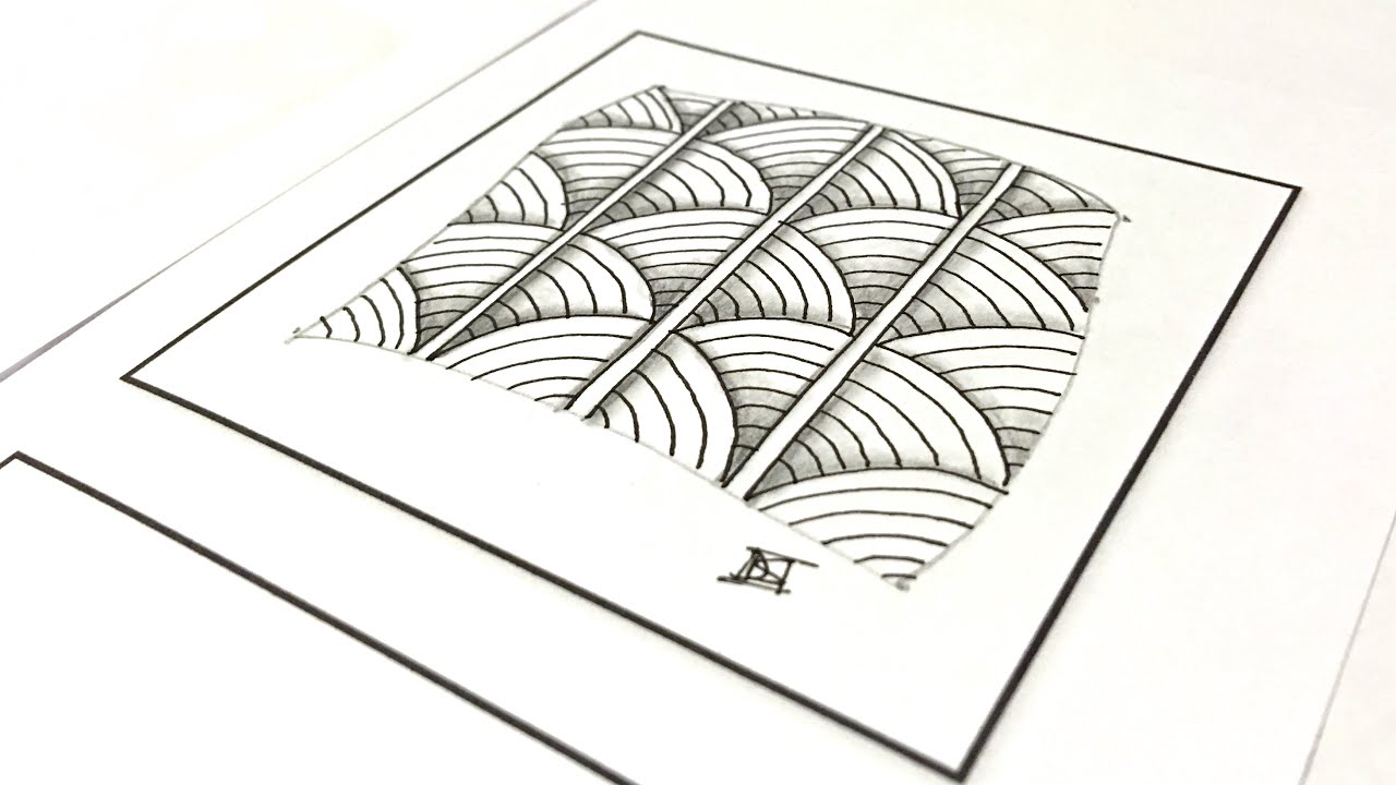 Tutorial: Zentangle Pattern Shattuck