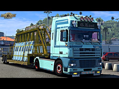 DAF XF 95 Cooiman ETS2 1.42 ProMods 2.57 Gameplay