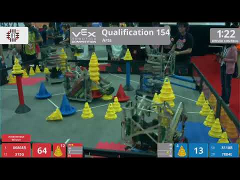 2018 VRC Arts Q154 - 86868R 315G vs 8110B 7884E - 145 to 76