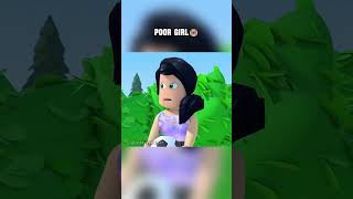 The girl saved the doll and was left without a mother😢 | #roblox #animation