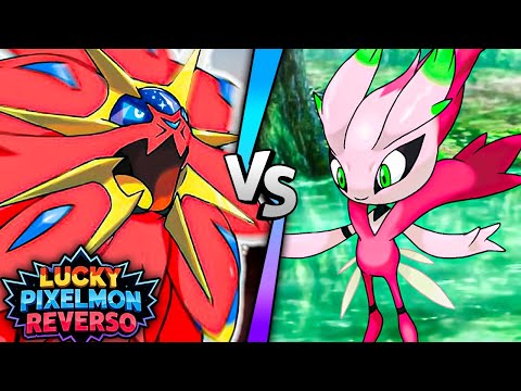 Minecraft LUCKY PIXELMON REVERSO - SUPER CELEBI SHINY vs SOLGALEO SHINY ! A BATALHA SHINY IMPOSSÍVEL