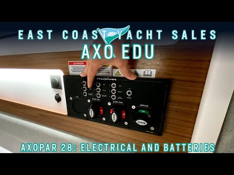 Axopar Education: 28 Electrical and Battery Systems