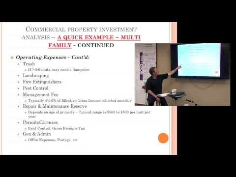 Commercial Leases & Analysis 101 w/ Jay Lieberman