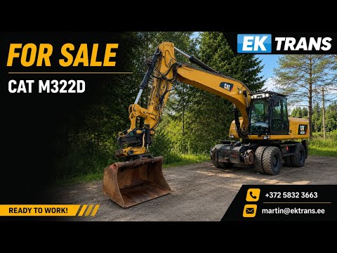 Caterpillar M322D, экскаваторы