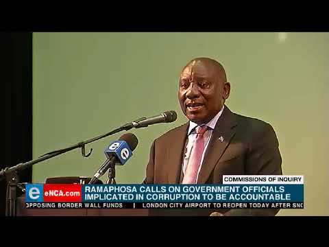 Ramaphosa calls on government officials