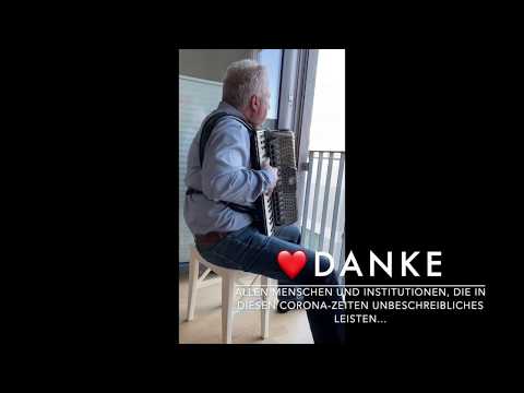 Corona-DANKE-Video: »DANKE Akkordeon-Ständchen am Fenster...«
