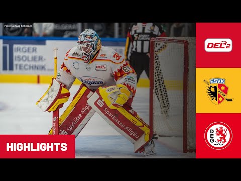 DEL2: ESV Kaufbeuren vs. Düsseldorfer EG | Highlights