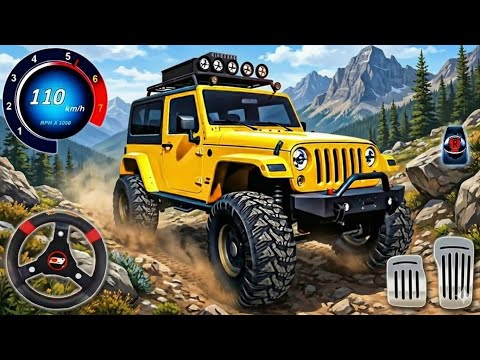 4x4 Offroad Jeep Driving Simulator 3D - Drive SUV 4x4 Jeep Offroad Game - Android Gameplay
