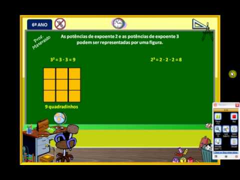 6º ano - Potenciação de números naturais